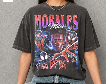 Miles Morales Spider-Verse Shirt,Comic Book Tee, Animated Hero Shirt, Comfort Colors Unisex ID