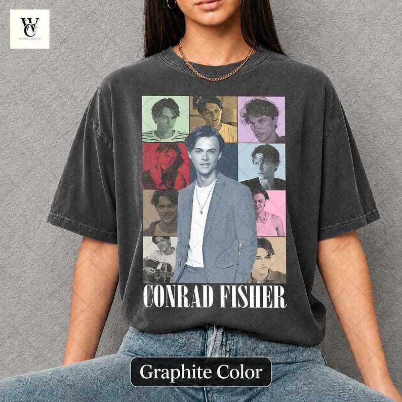 Conrad Fisher Vintage „The Summer I Turned Pretty“-T-Shirt: Unisex-T-Shirt aus den 90ern in bequemen Farben (90er-Jahre-Stil) Bild 3