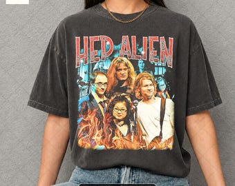 Retro 90's Hep Alien Vintage T-Shirt, Gift For Woman and Man Unisex T-Shirt Comfort Colors ID