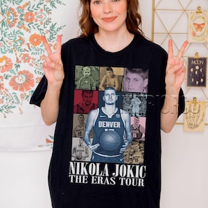 Nikola Jokic asketball Graphic Tee, Comfort Colors Shirt,  Fan Gift, MVP Shirt,Inspired by Jokic’s legendary plays