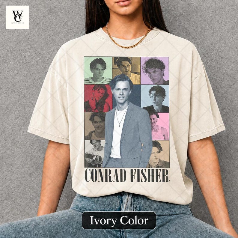 Conrad Fisher Vintage „The Summer I Turned Pretty“-T-Shirt: Unisex-T-Shirt aus den 90ern in bequemen Farben (90er-Jahre-Stil) Bild 4