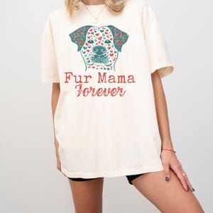 Fur Mama Forever PNG, Dog Clipart, Heart Dog PNG, Cute Dog Sublimation, Pet Design, Digital Download