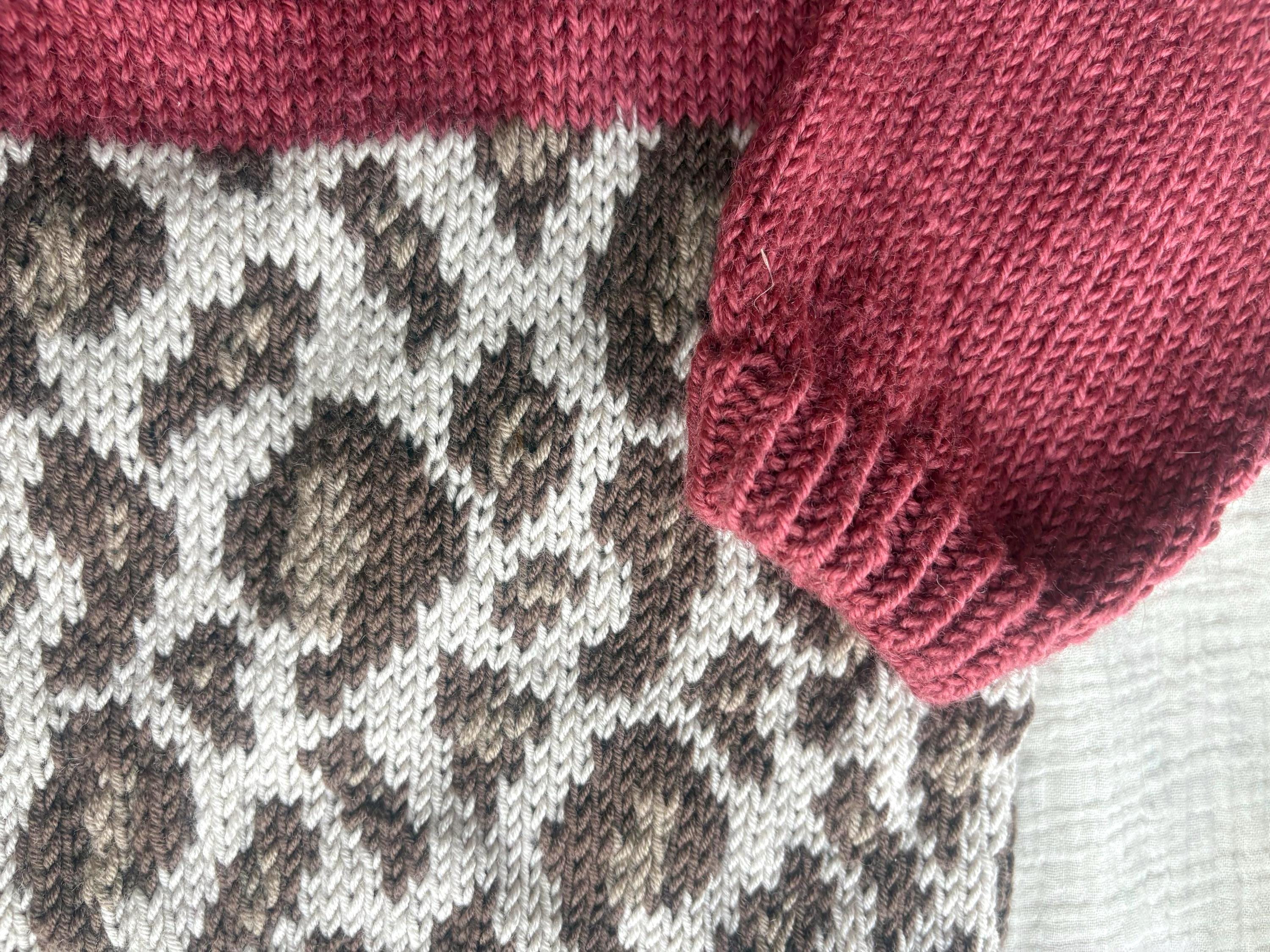 Leopard Knitting Pattern Knitting Pattern for Children's Sweater Lucia - Leopard Print Colorwork ...
