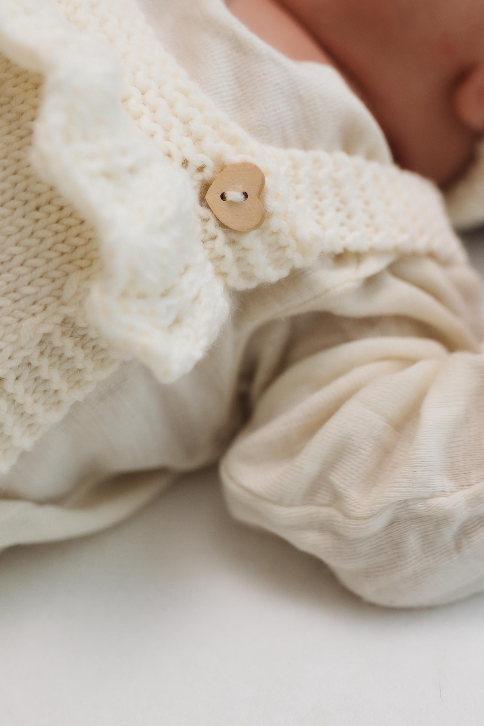 Knitting Pattern for Baby Romper Charlotte With Ruffles & Icord ...