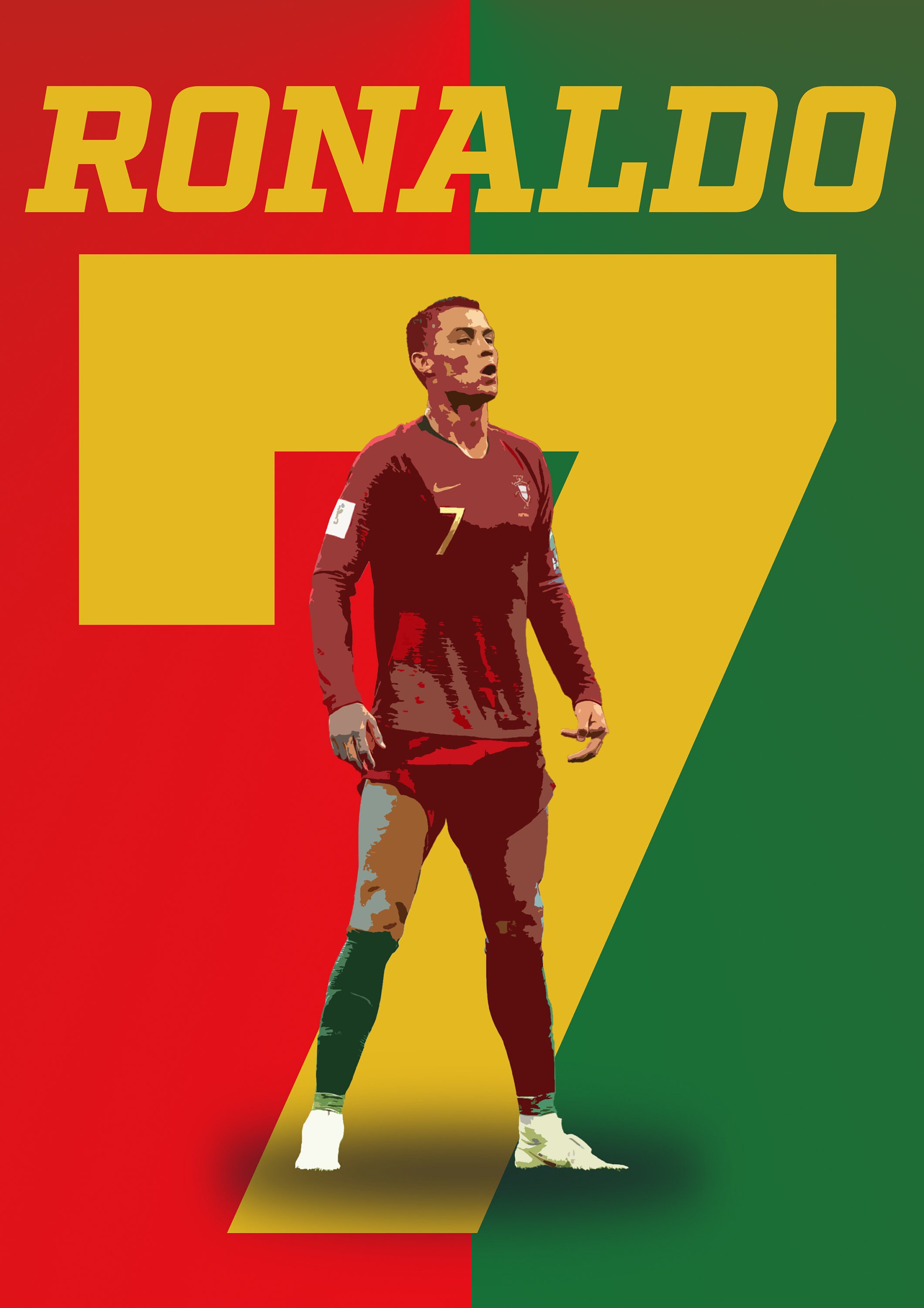 Cristiano Ronaldo Custom Poster Etsy