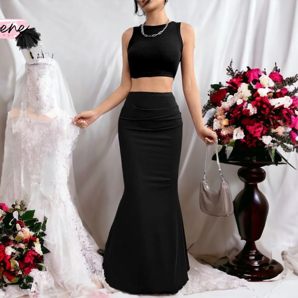 Women's Maxi Skirt | High Waist Party Fashion | Stylish Streetwear