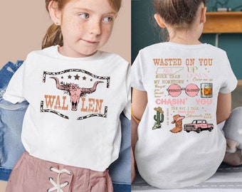 Wallen Youth Shirt, Wallen Bullhead Sweatshirt, Wallen Hoodie, Wallen Westerns gift, Wallen Western Tee, Cowboy Wallen Shirt