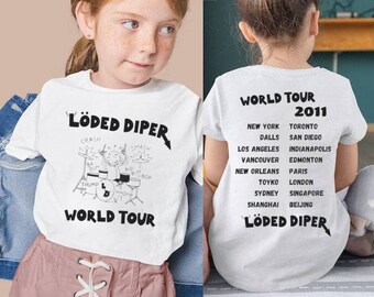 Loded Diper World Tour Shirt, Diary of a wimpy kid shirt, rodrick rules sweatshirt, rodrick heffley, Loded Diaper World Tour Youth shirt