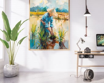 ミャンマーの田んぼ、ミャンマーのライフスタイル、ミャンマーの