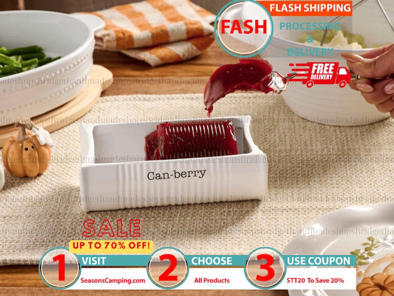 Mudpie CRANBERRY DISH Setceramic Jars With Lid/tea Container/coffee Jar/sugar Jar/kitchen