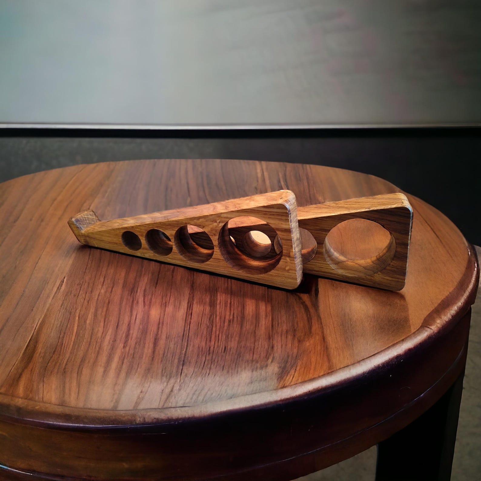 Oak Laptop Stand: Ergonomic Wooden Notebook Riser - Etsy
