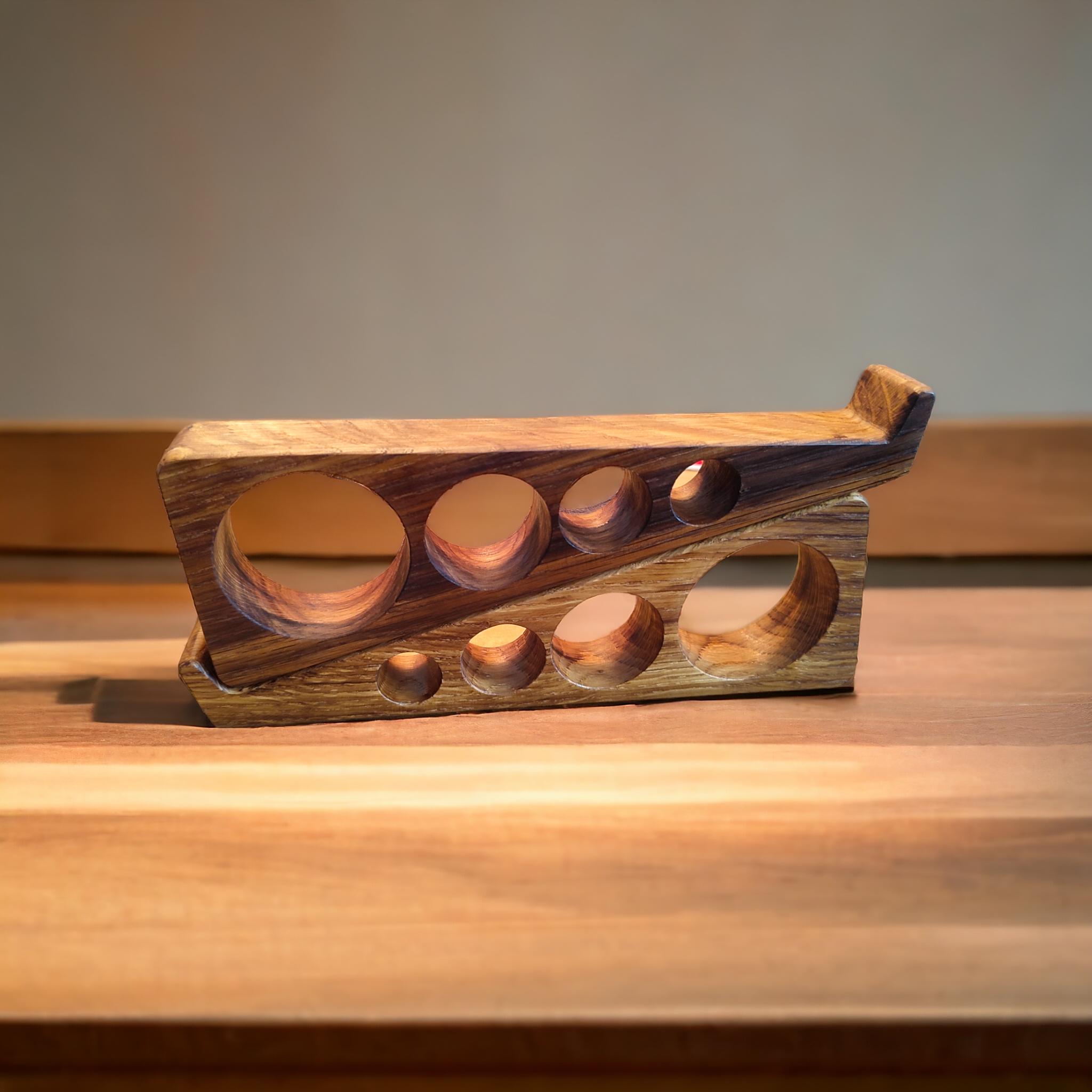 Oak Laptop Stand: Ergonomic Wooden Notebook Riser - Etsy