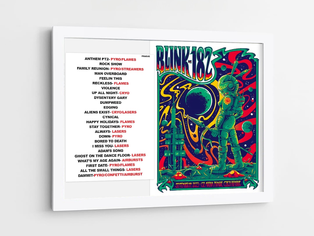 Blink 182 Set List 2023