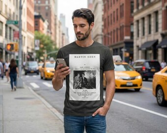 Camiseta de Martin Eden – Portada del libro de Jack London Camiseta literaria