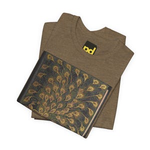 Pride and Prejudice Book Cover T-Shirt, Jane Austen Classic Literature Shirt, Reader Gift image 6