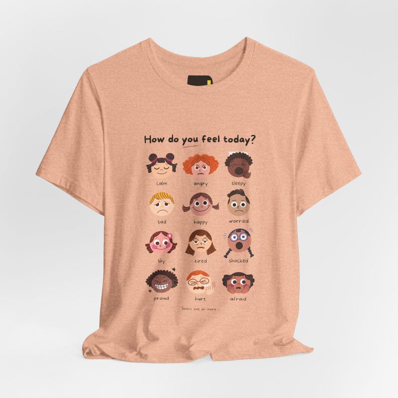 How Do You Feel Today T-Shirt, Mental Health Check-In Shirt, Self Care Gift image 3