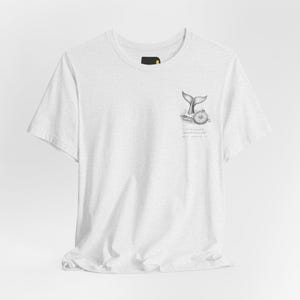Moby-Dick Book Cover T-Shirt, Herman Melville Quiet Classics image 1