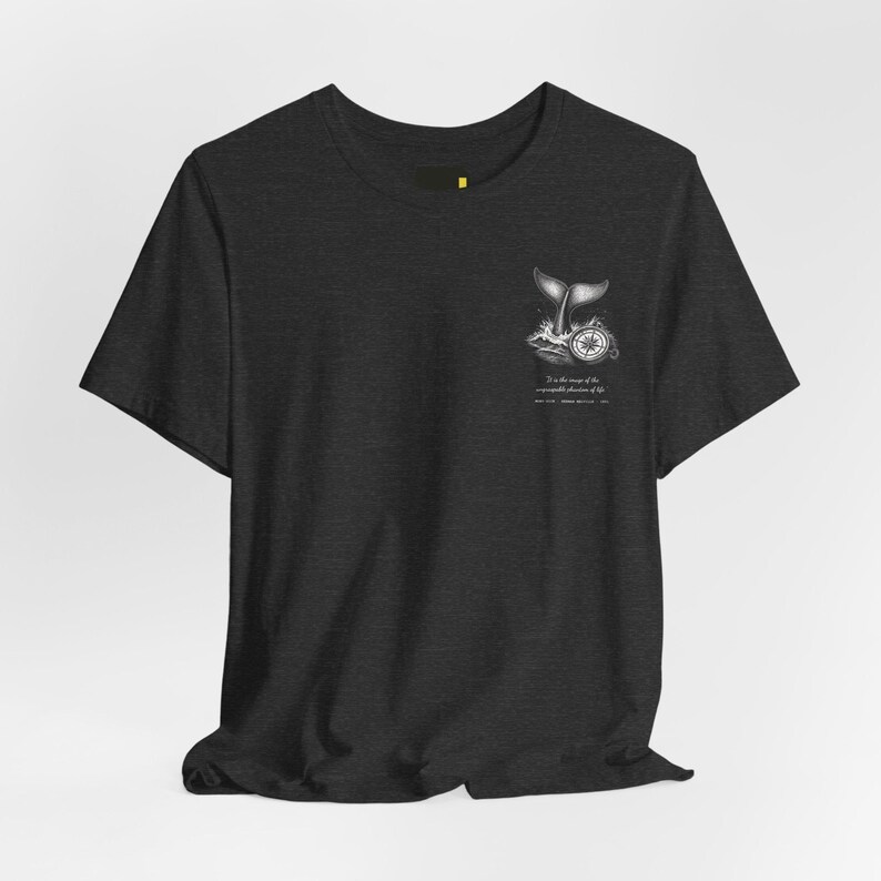 Moby-Dick Book Cover T-Shirt, Herman Melville Quiet Classics image 4