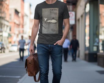 Camiseta con la portada del libro Moby Dick – Camiseta literaria vintage de Herman Melville