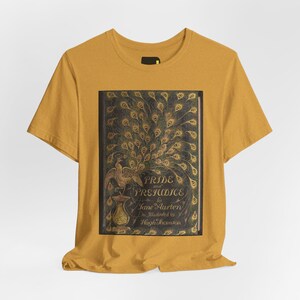 Pride and Prejudice Book Cover T-Shirt, Jane Austen Classic Literature Shirt, Reader Gift image 2