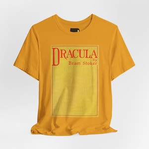 Dracula-Buchcover-T-Shirt, Bram-Stoker-Shirt für Gothic-Literatur-Fans, Geschenkidee für Klassiker-Leser Bild 1