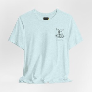 Moby-Dick Book Cover T-Shirt, Herman Melville Quiet Classics image 3