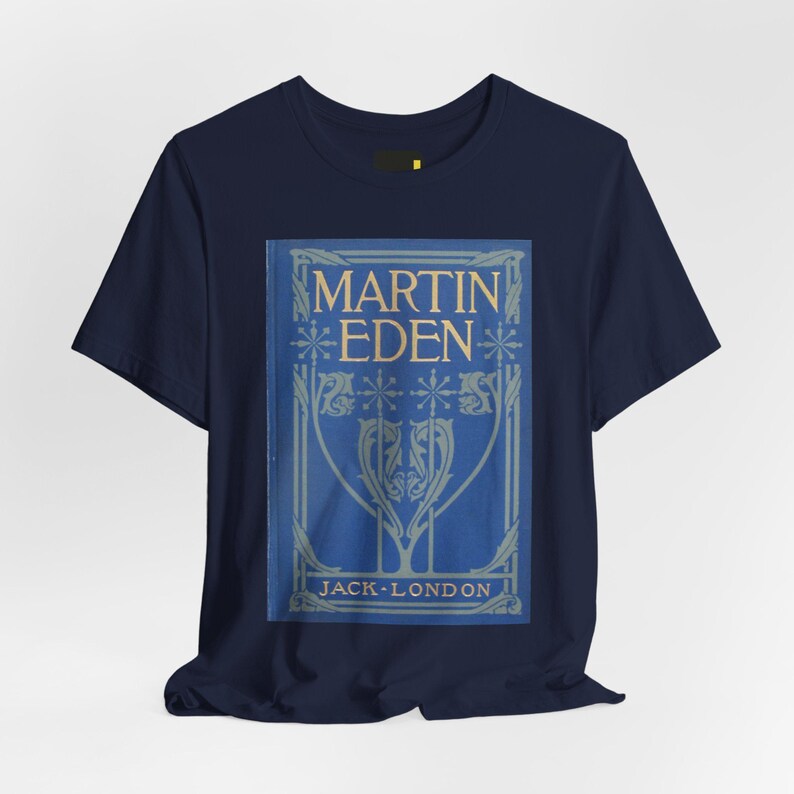 Martin Eden Book Cover T-Shirt, Jack London Literary Shirt, Classic Novel Gift image 2