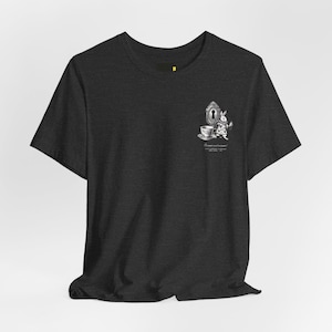 Alice in Wonderland Book Cover T-Shirt, Lewis Carroll Quiet Classics image 4