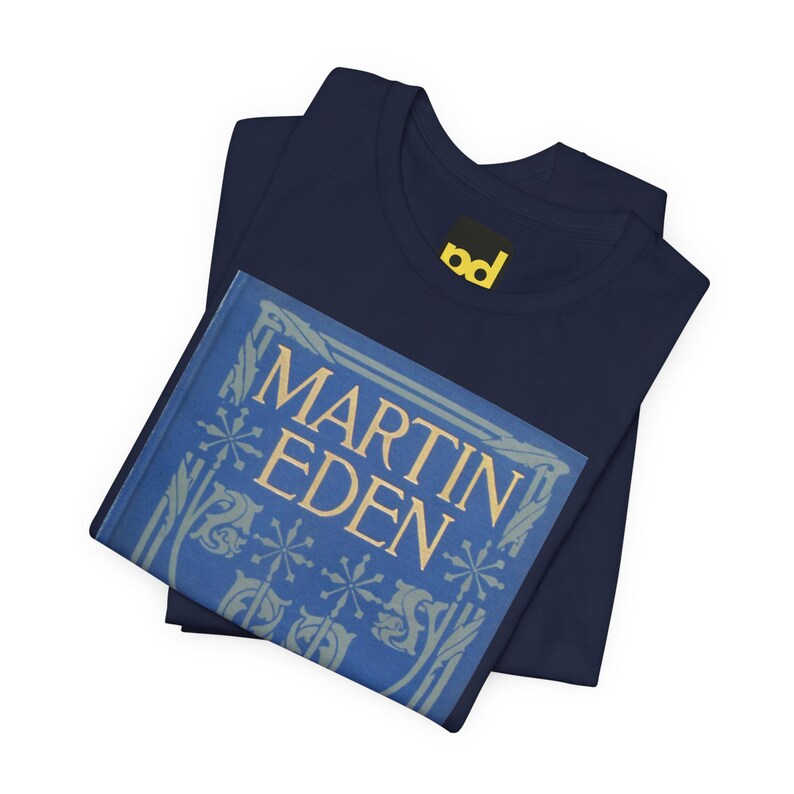 Martin Eden Book Cover T-Shirt, Jack London Literary Shirt, Classic Novel Gift image 5