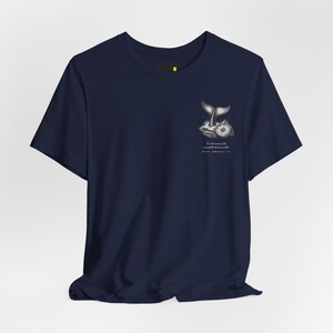 Moby-Dick Book Cover T-Shirt, Herman Melville Quiet Classics image 5