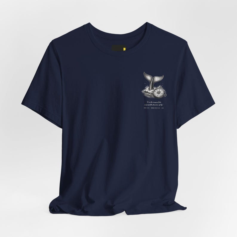 Moby-Dick Book Cover T-Shirt, Herman Melville Quiet Classics image 5