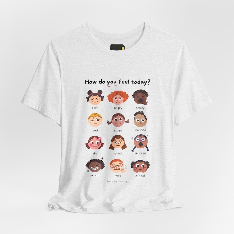 How Do You Feel Today T-Shirt, Mental Health Check-In Shirt, Self Care Gift image 1