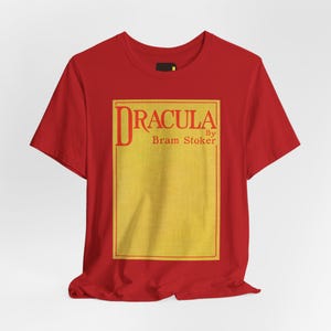Dracula-Buchcover-T-Shirt, Bram-Stoker-Shirt für Gothic-Literatur-Fans, Geschenkidee für Klassiker-Leser Bild 2