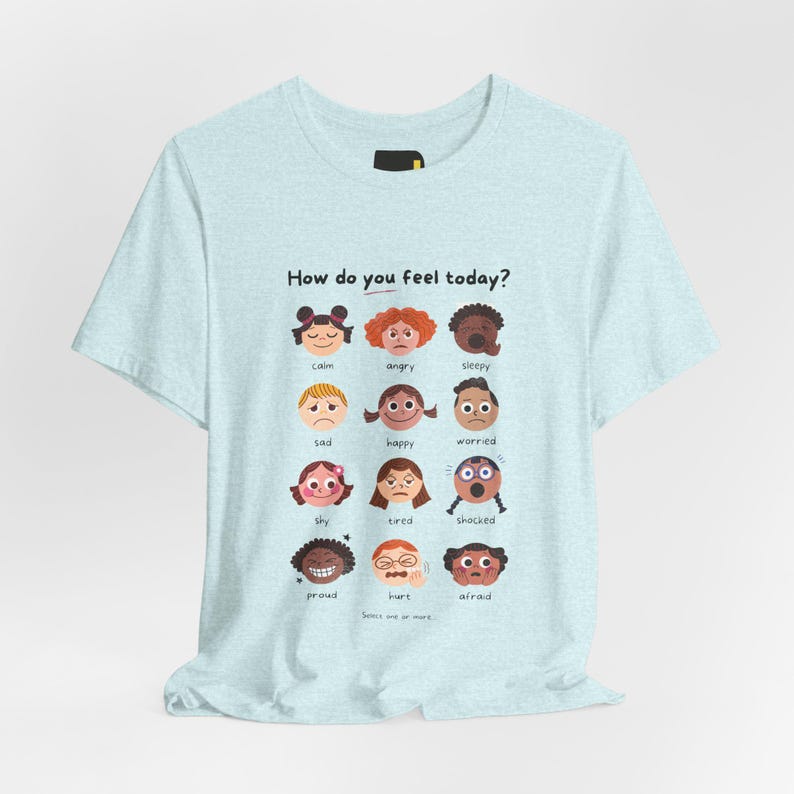 How Do You Feel Today T-Shirt, Mental Health Check-In Shirt, Self Care Gift image 4