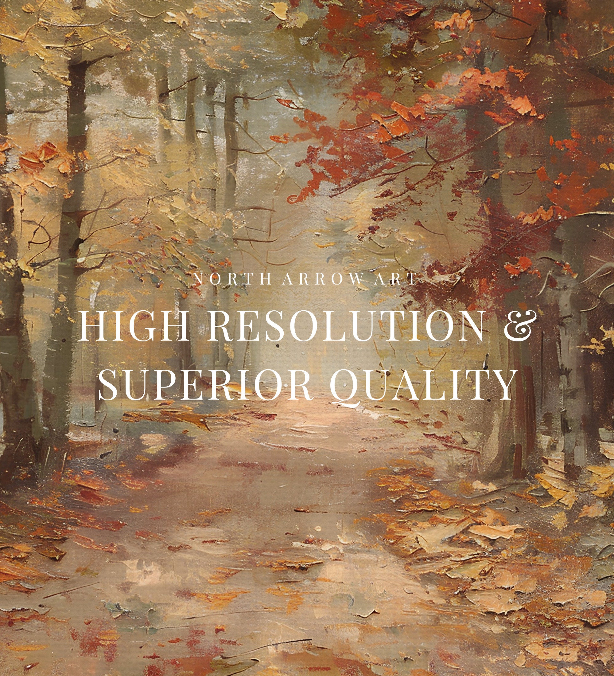 Almost Autumn Original Framed Painting main image 1