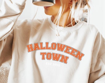 Bluza Halloweentown Est 1998, Uniwersytet Halloweentown, Bluza Retro Halloweentown, Bluza jesienna, Bluza Halloween