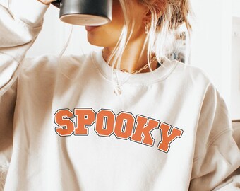 Spooky Season Sweatshirt, Retro Spooky Shirt, Spooky Halloween, Vintage Halloween Shirt, Fall Vibes, Cozy Season Shirt, Cute Fall Shirt