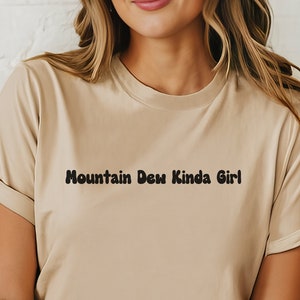 Mountain Dew Shirt, Soda tee, Pop favorite T-shirt, Gift for Mountain Dew Lover, Mtn Dew Addict, Funny Soda Drinker Shirt