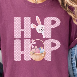 Hip Hop Easter Easter Bunny Shirt, Easter, Easter Bunny Shirt, Kids Easter Shirt, Gift for Her,Comfort Colors Easter Tee, Easter Bunny Shirt