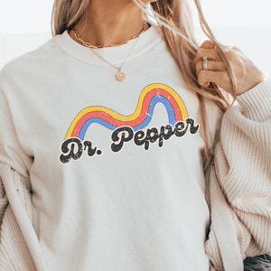 Trendy shirt Dr. Pepper Soda, shirt Coke Soda, grappig Soda shirt met ronde hals, cadeau voor meisje/jongen, vintage grunge shirt Soda, T-shirt Sarcasme, Gen Z