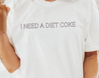 Diet Coke Shirt, Diet Coke Lover T-Shirt, lustiges Coke Shirt, Coke Lover T-Shirt, Coke Kurzarm, Diet Coke Comfort Colors Shirt