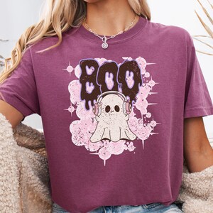 Halloween Ghost Sweatshirt, Boo Shirt, Spooky Ghost Hoodie, Spooky Season Ghost Sweater, Spooky Vibes Shirt, Halloween Gifts, Fall Shirt
