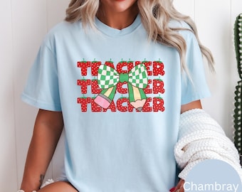 Comfort Colors® shirt voor leraar, cadeau leraar, waardering leraar, terug naar school, laatste schooldag, shirt leraar, shirt kleuterschool, shirt kleuterschool