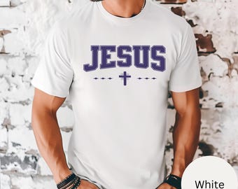 Jesus T-shirt, Comfort Colors Religious Shirt, Christian Gift Shirt, Faith Shirt, Bible Verse, Faith Crew,Believer Gift, Gift for Him