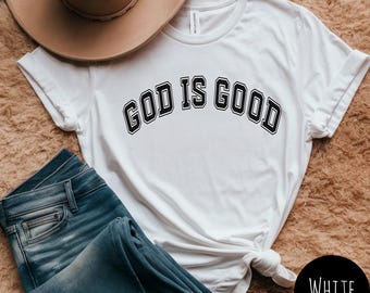 God is de hele tijd goed tshirt, God is de hele tijd goed religieus T-shirt, God is goed christelijke vrouwen tshirt, religieuze vrouwen cadeau, Bijbel