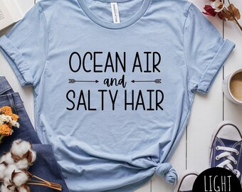 Camiseta "Salado", Camiseta "Vibraciones Costeras", Camiseta "Playa de Verano", Regalo de Playa, Camiseta "Sé Salado", Regalos de Verano para Mujer, Camiseta "Playa", Camiseta "Aire del Océano"