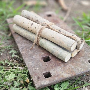 Rustic Aspen Log Branch Bundle Natural Wood Sticks for Cabin Decor Craft Supply