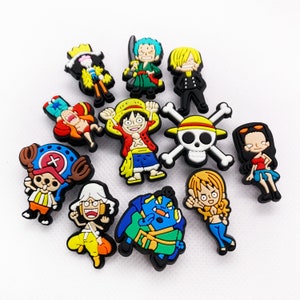 11 One Piece Shoe Charms Multiple Characters Fits Crocs Wristband  Accessories