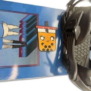 Stomp Pads Snowboard - Boba Tea (Thai, Milk, Matcha) - Snowboarding Stomp Pad