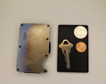 2 Ridge Wallet Trays - EDC Schlüssel-, Kleingeld- & Geldhalter